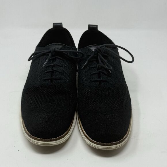 Cole Haan Zerogrand Stitchlite Wingtip Oxford Mens 10.5 Black Knit Lace Up Shoes main image 8